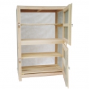 Garde manger maxi 2 portes en inox