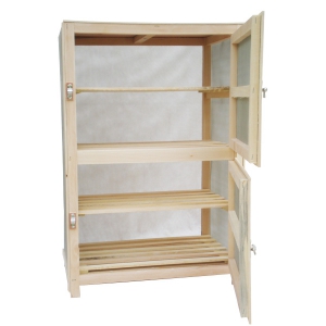 Garde manger maxi 2 portes en inox